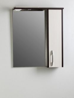 Полка зеркальная со шкафом Хит - 60 (правая) АВН РБ images/60.jpg