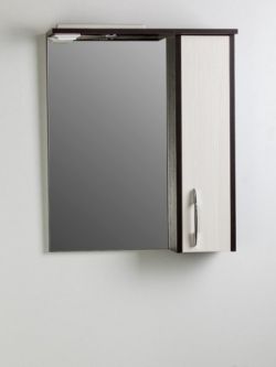 Полка зеркальная со шкафом Хит - 60 (правая) АВН РБ images/60.jpg