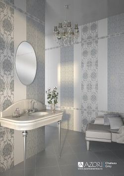 Шато Грей (Chateau Grey) - коллекционная керамическая плитка Азори (Azori)