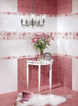 Ирис Бордо (Iris Bordo)- коллекционная керамическая плитка Азори (Azori)