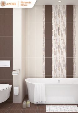 Гармония Мокка (Harmonia Mocca) - коллекционная керамическая плитка Азори (Azori)