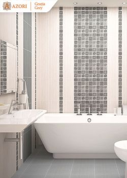 Грация Грей (Grazia Grey) - коллекционная керамическая плитка Азори (Azori)