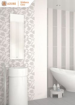 Майорка Грей (Mallorca Grey) - коллекционная керамическая плитка Азори (Azori)