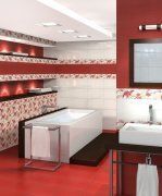 Капри ирис красный