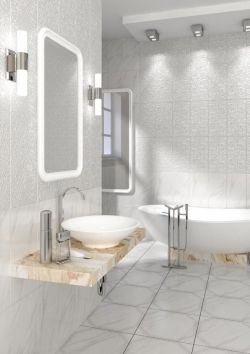 Каррара (Carrara) Антика - коллекционная керамическая плитка Белани (Belani)