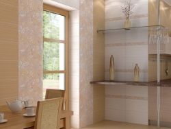 Фрезия (Fresia) Бежевый - коллекционная керамическая плитка Белани (Belani)