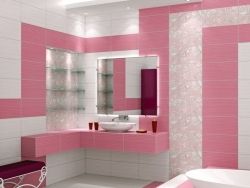 Фрезия (Fresia) Розовый - коллекционная керамическая плитка Белани (Belani)