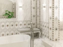 Каррара (Carrara) - коллекционная керамическая плитка Белани (Belani)