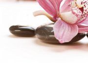 Настенное декоративное панно (3) Рондо Камешки черный 350x250мм