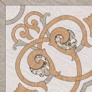 Напольная декоративная плитка (1) Рамина GP бежевый 418x418мм