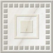 Напольная декоративная плитка Каррара белый 93x93мм