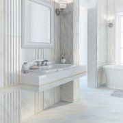 Каррара Голден тайл (большая ванна)