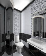 Кайман (черно белая плитка)