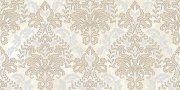 Настенная декоративная плитка Персей Persey Damask бежевый 200x400мм