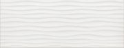 Настенная плитка Буги структурированная белый 200x500мм