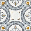 Напольная декоративная вставка Каррара Медальон 107x107мм