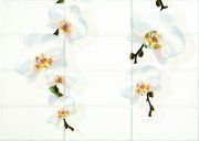 Настенная декоративная плитка (2) Моно Орхидея 250x350мм