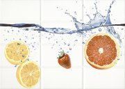 Настенная декоративная плитка (2) Моно Фрукты 250x350мм