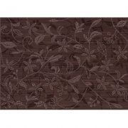 Настенная декоративная плитка Танака коричневый 250x350мм