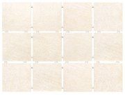Настенная плитка Караоке беж, полотно 300х400 из 12 частей 99х99 (1221)