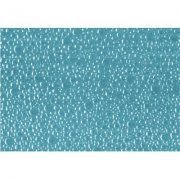 Настенное декоративное панно Вэйв бирюзовый 400x275мм