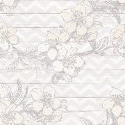 Настенное декоративное панно Шебби шик Shabby chic серый 400x600мм