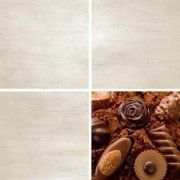 Настенная декоративная плитка (4) Акварель Кофе 200x200мм