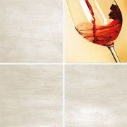 Настенная декоративная плитка (2) Акварель Виноград 200x200мм