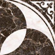 Напольная плитка Пастораль черный 385x385мм