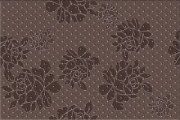 Настенная плитка Бариселло Классик Цветы коричневый 300x450мм