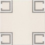 Напольная плитка Бейсик Палет Pattern B белый 297x297мм