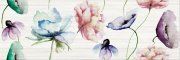Настенная декоративная плитка Элегант Страйпс Flower 250x750мм