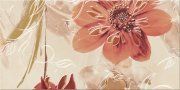 Настенное декоративное панно (2) Лазио Flower беж 290x593мм