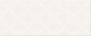 Настенная декоративная плитка Софт Орнамент белый 200x500мм