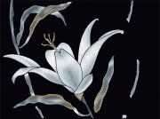 Настенная декоративная плитка Андромеда D654b черный 440x330мм