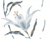 Настенная декоративная плитка Андромеда D653b белый 440x330мм