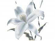 Настенная декоративная плитка Андромеда D653c белый 440x330мм