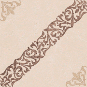 Напольная плитка Аликанте CMF100 орнамент бежевый 440x440мм