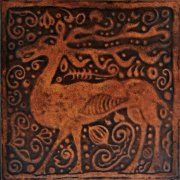 Напольная плитка Родос RDS411-1 коричневый 330x330мм