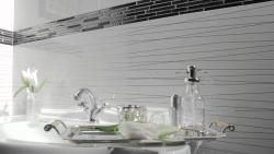 Абиссо Белый (Abisso White) - коллекционная керамическая плитка Тубадзин (Tubadzin)