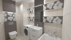 Ашен Серый (Ashen Grey) - коллекционная керамическая плитка Тубадзин (Tubadzin)