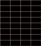 Настенная плитка Colour Black черный Мозаика 295x327мм