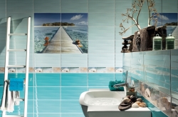 Максима Азура (Maxima Azure) - коллекционная керамическая плитка Тубадзин (Tubadzin)