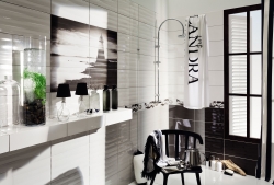 Максима Черный и Белый (Maxima Black&White) - коллекционная керамическая плитка Тубадзин (Tubadzin)