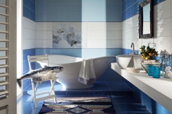 Максима Синий (Maxima Blue) - коллекционная керамическая плитка Тубадзин (Tubadzin)