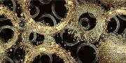 Настенная декоративная плитка Голден Golden DWU09GLD228 249x500мм